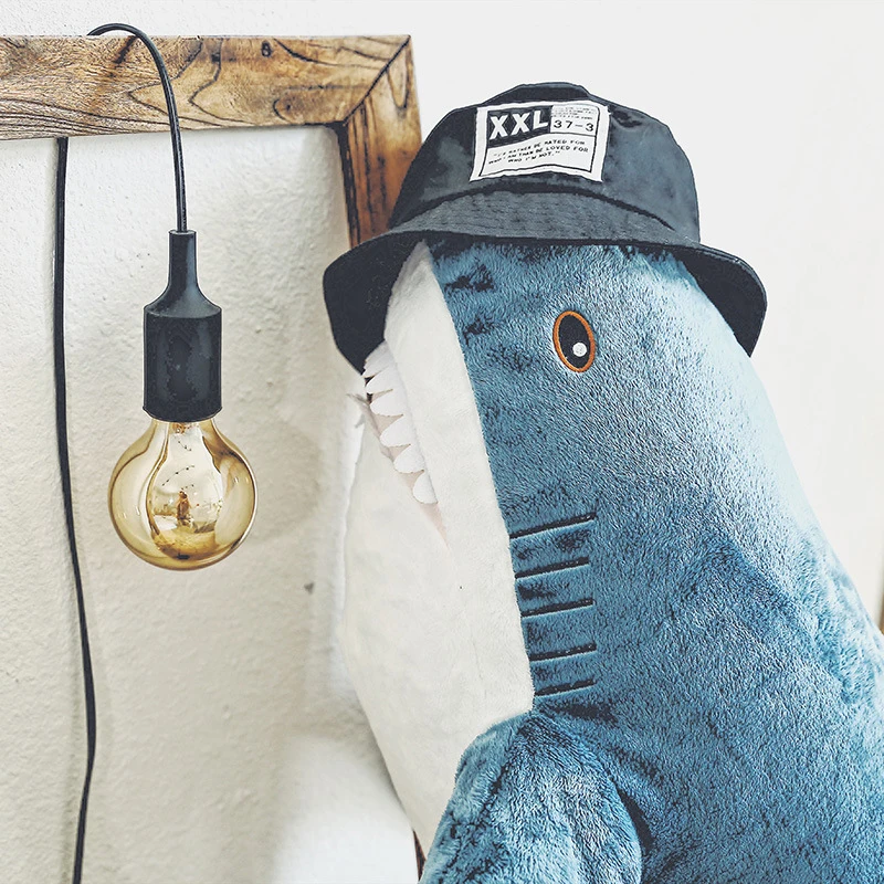 Имитирующая Милая Акула плюшевые подарки на день рождения для детей спальная