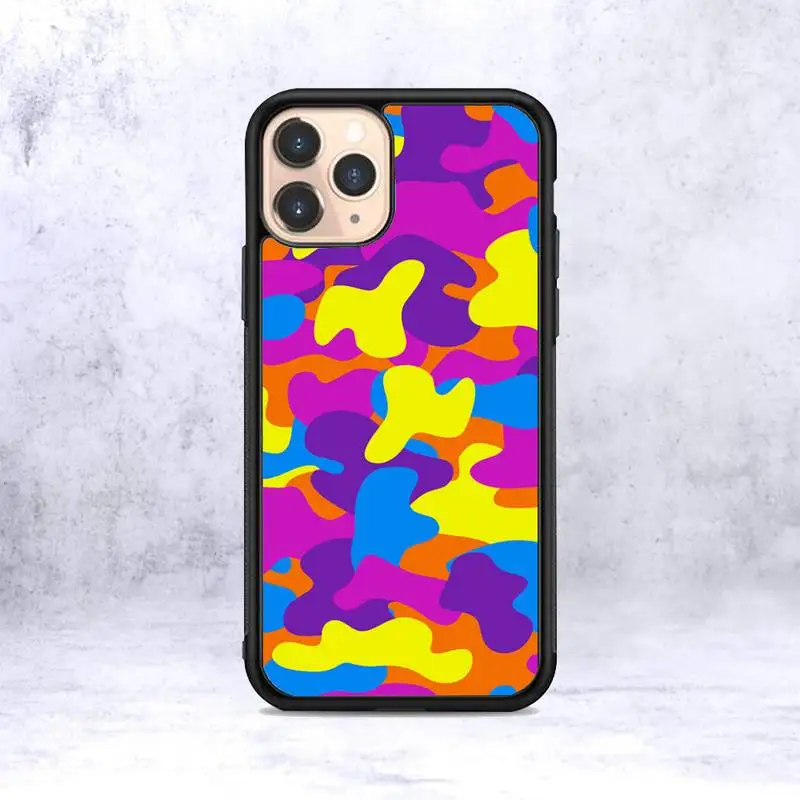 

Camouflage pattern 7 Phone Case for iPhone 12 mini 11 pro XS Max X XR 6 7 8 plus SE20 High quality TPU silicon cover