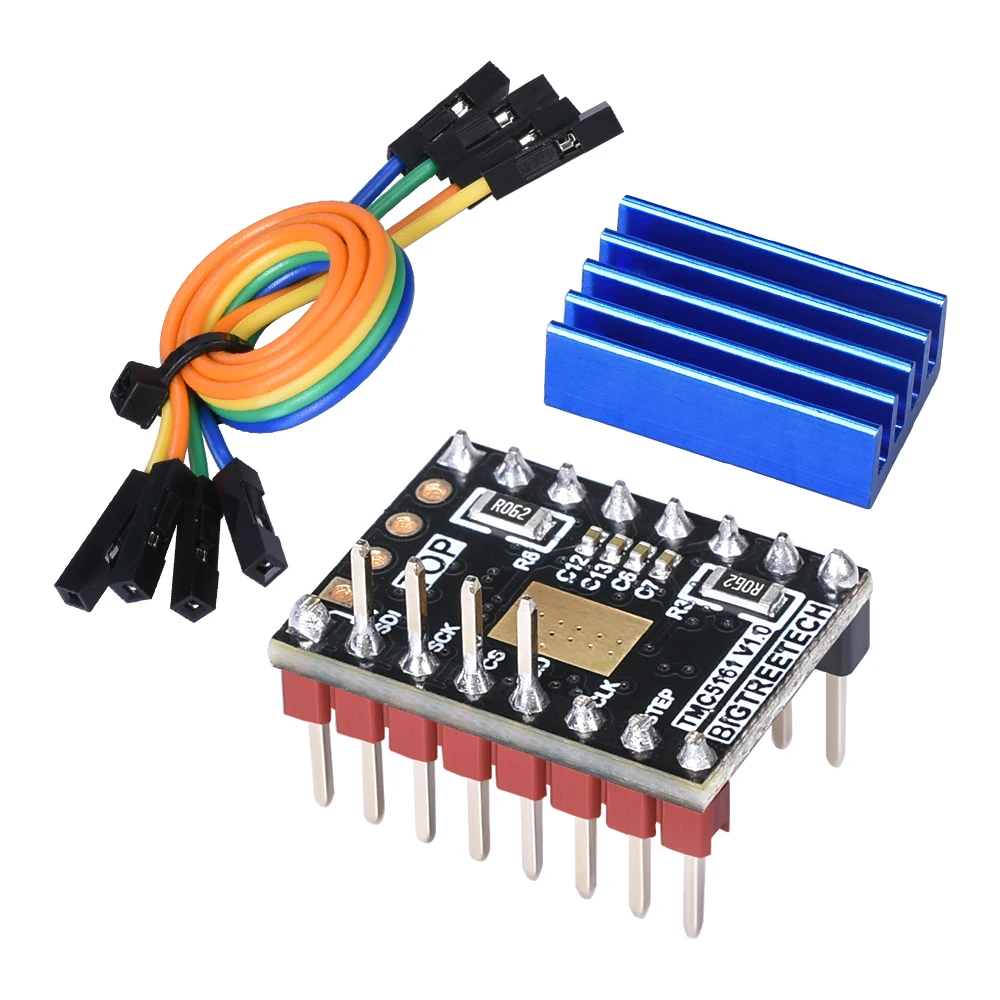 BIGTREETECH TMC5161 V1.0 SPI шаговый двигатель встроенный драйвер MOSFET 3d принтер запчасти VS TMC2209 TMC2130 TMC5160 для SKR V1.3 PRO