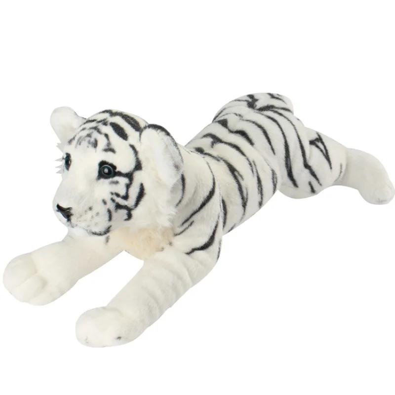 

Cute 40-60cm Soft Stuffed Animals Lying Tiger Plush Toys Pillow Lion Peluche Kawaii Leopard Doll Girl Toys For Children