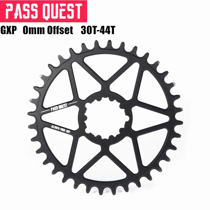 

PASS QUEST GXP Round 0mm Offset 32T-42T Chainring MTB Narrow Wide Bike Bicycle Chainwheel For Sram XX1 GX Eagle X9 Crankset
