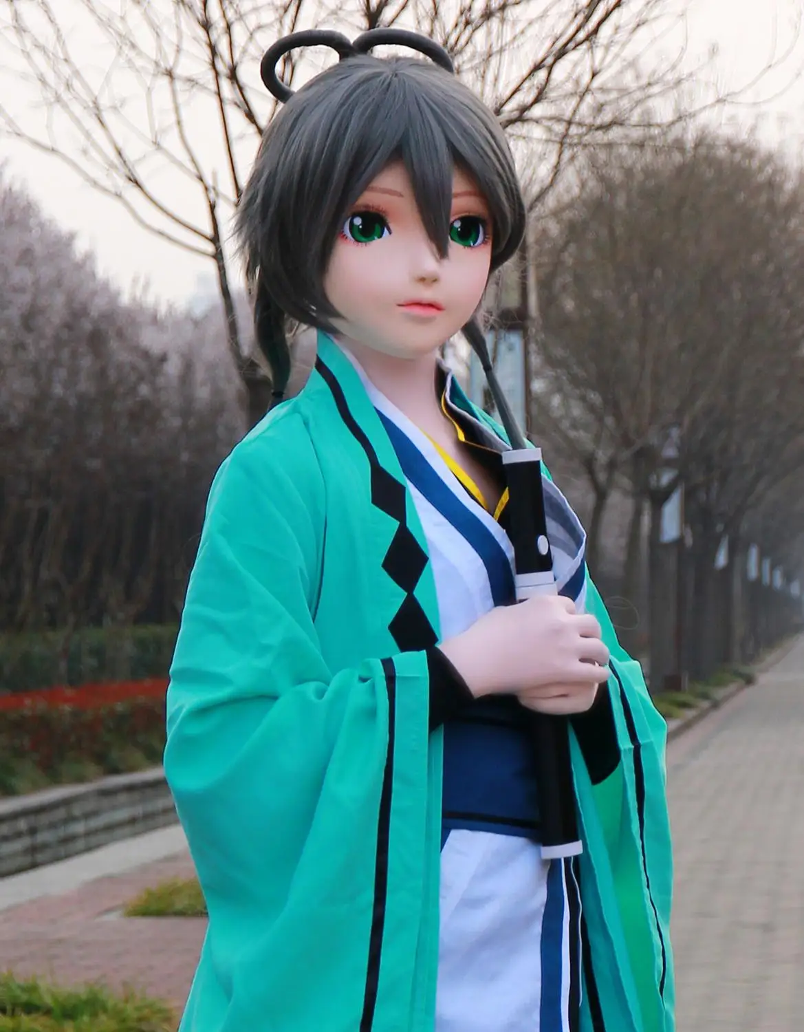 

(NEW-14) BJD Kigurumi Transsexuals Beauty Makeup Cosplay Silicone Mask Anime Kigurumi Masks Crossdresser Doll