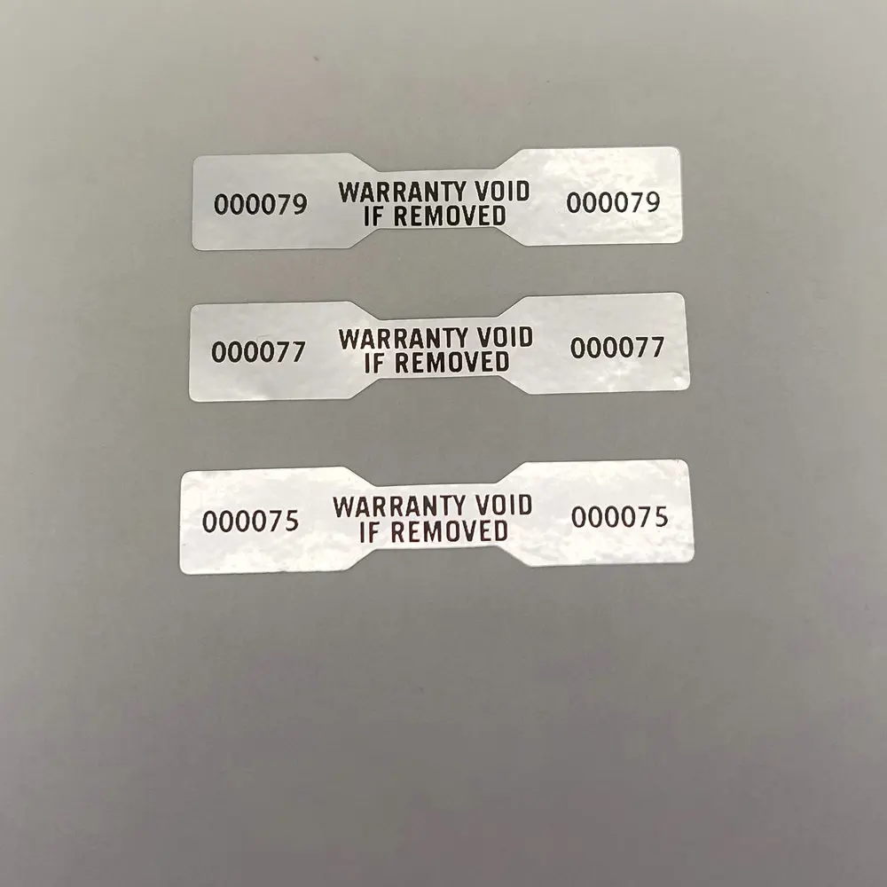 наклейки с серийными номерами