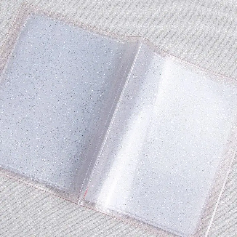 

Fashion Waterproof Transparent PVC Card Cover Plastic Card Holder Case To Protect Credit Cards Bank ID Card Clutch Wallet 10slot