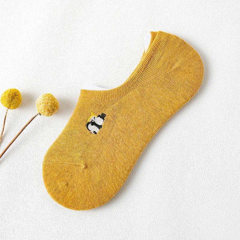 2020 Новое поступление хлопковые короткие носки с женские невидимые животными