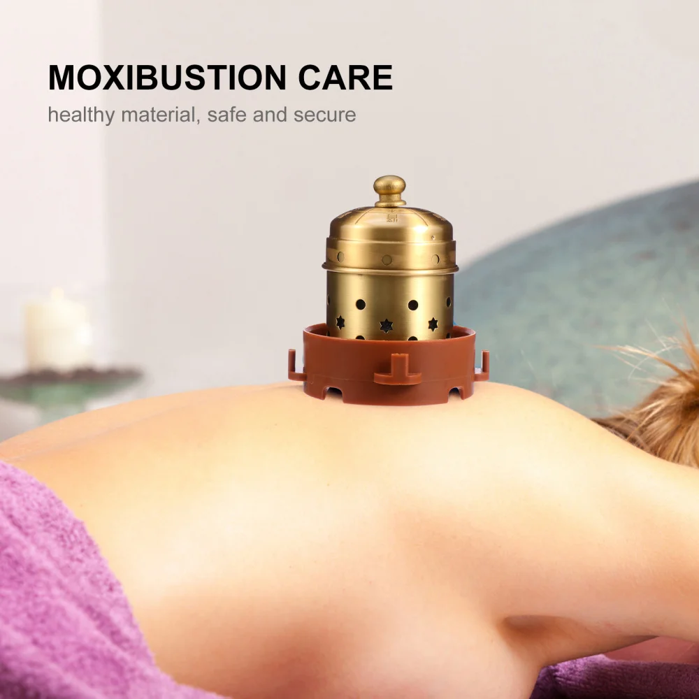 

1 Set of Single Pure Copper Moxibustion Box Smokeless Moxa Massages Box