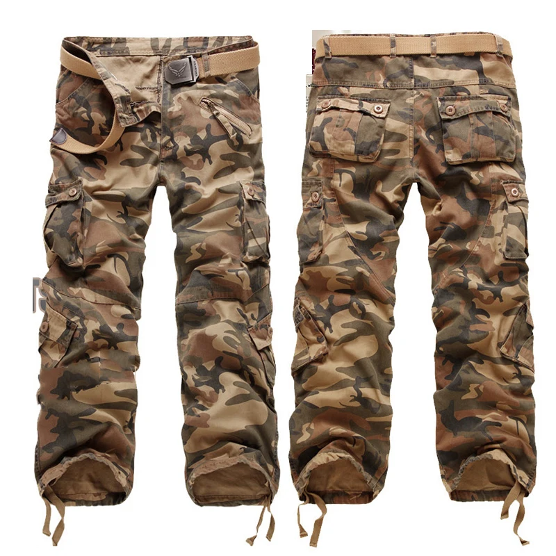 

Повседневные брюки-карго в военном стиле для улицы, весна-осень 2020, армейские тактические камуфляжные брюки 28-38 40