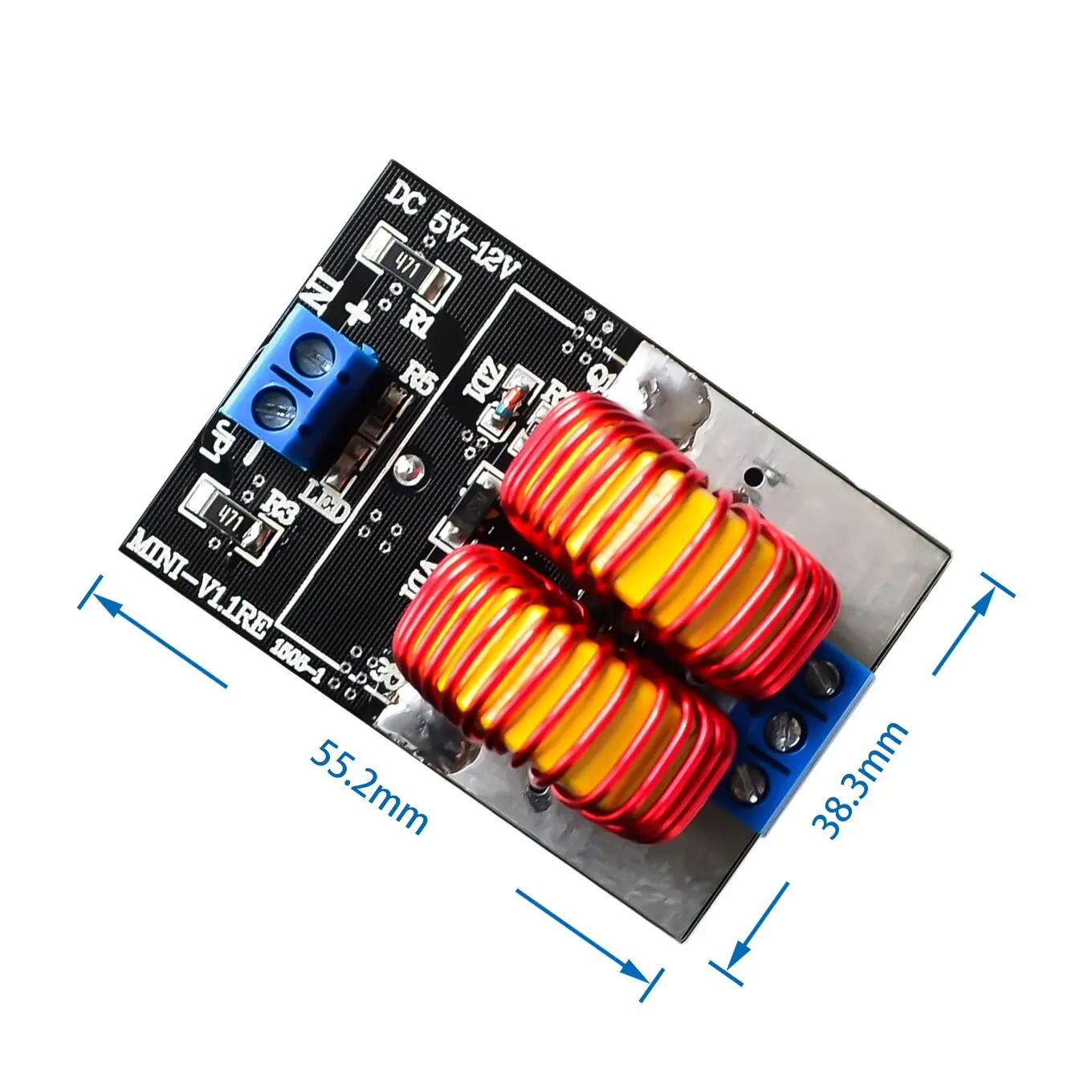 5-12V 120W Mini ZVS    Flyback  DIY Cooker +