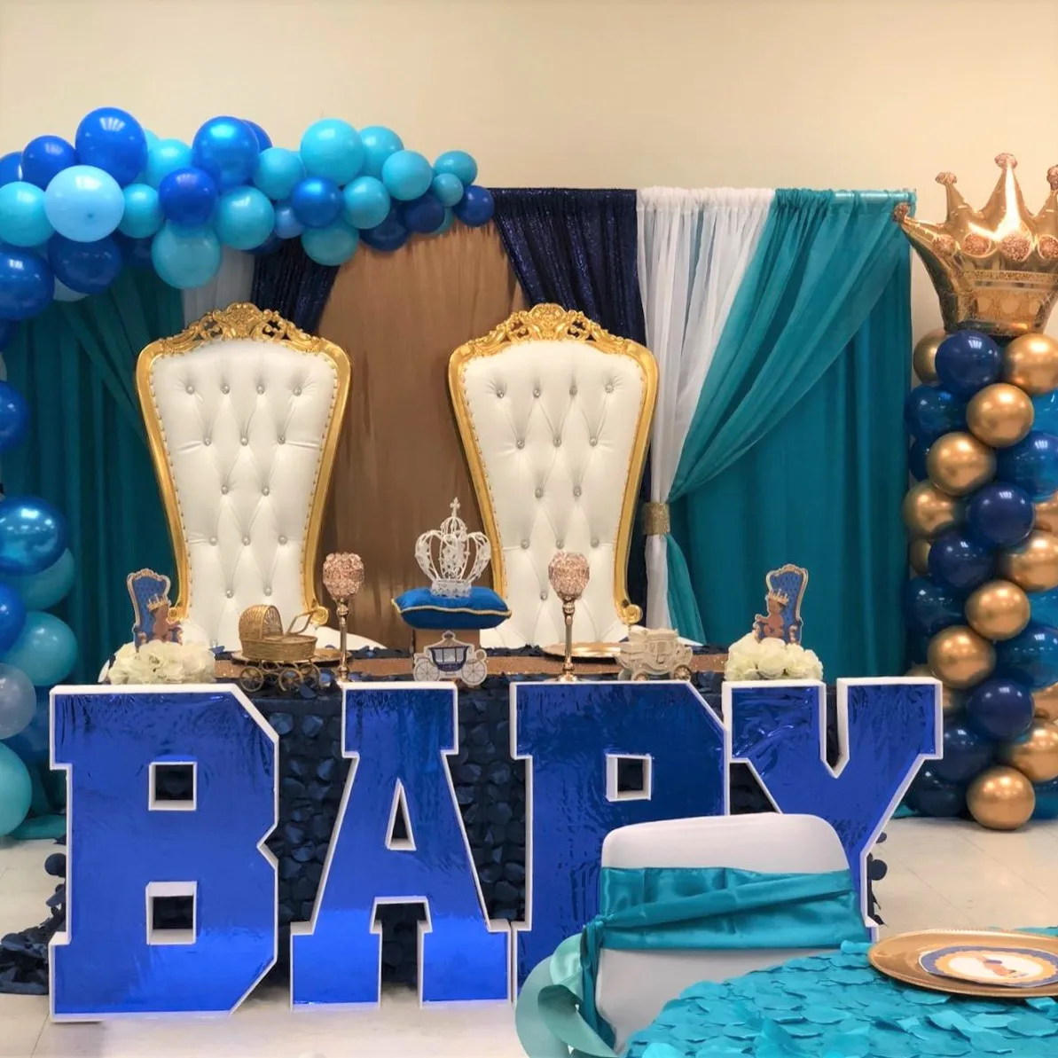 Шары золотые большого размера 1 шт. украшения для вечеринки в честь первого дня