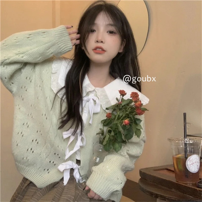 

CMAZ 2021 Autumn Winte Sweater Women Tops Knitted Pullover Korean Style Cardigan Soft Warm Pull Thick Outwear