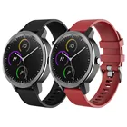 20 мм Ширина силиконовый ремешок для часов Garmin Vivoactive 3 Band спортивный силиконовый браслет для Forerunner 245 645 Smartwatch Band SL