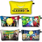 Чехол для косметики в японском стиле с аниме убийца, женская сумка для губной помады, сумки для макияжа с узором корозенсей, женская сумка для хранения