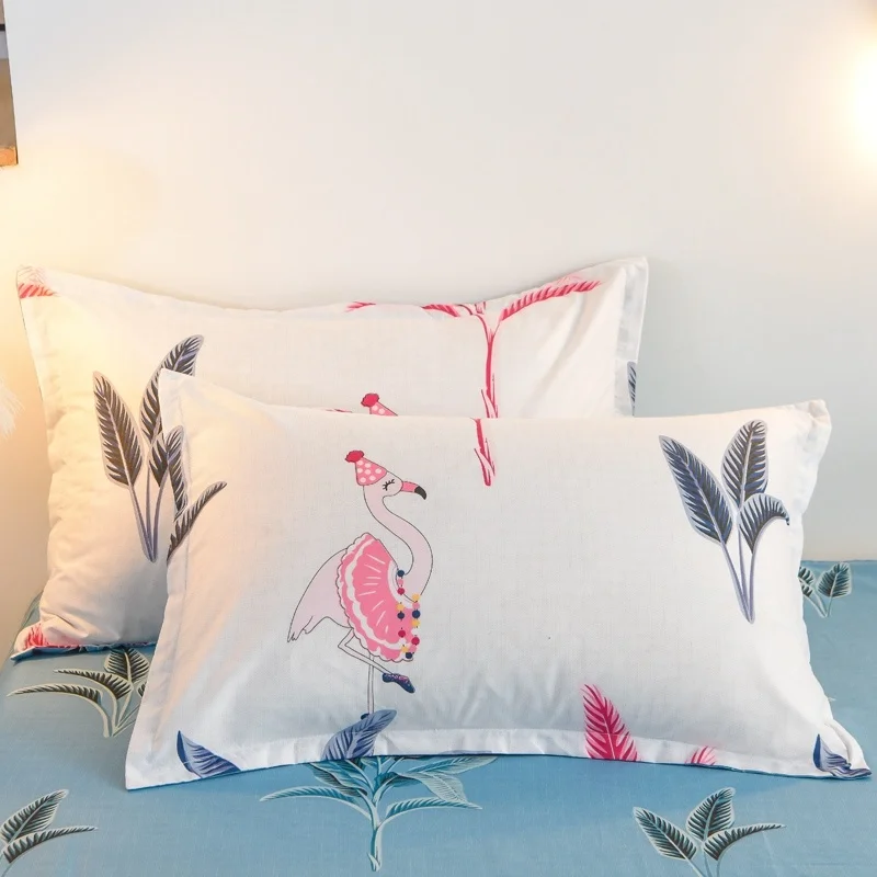 

1 piece 48*74cm Rectangle cotton Throw Pillow Case Super Soft Pillowcases Washable Home Bed Adornment Solid Pillowcase 301-0822