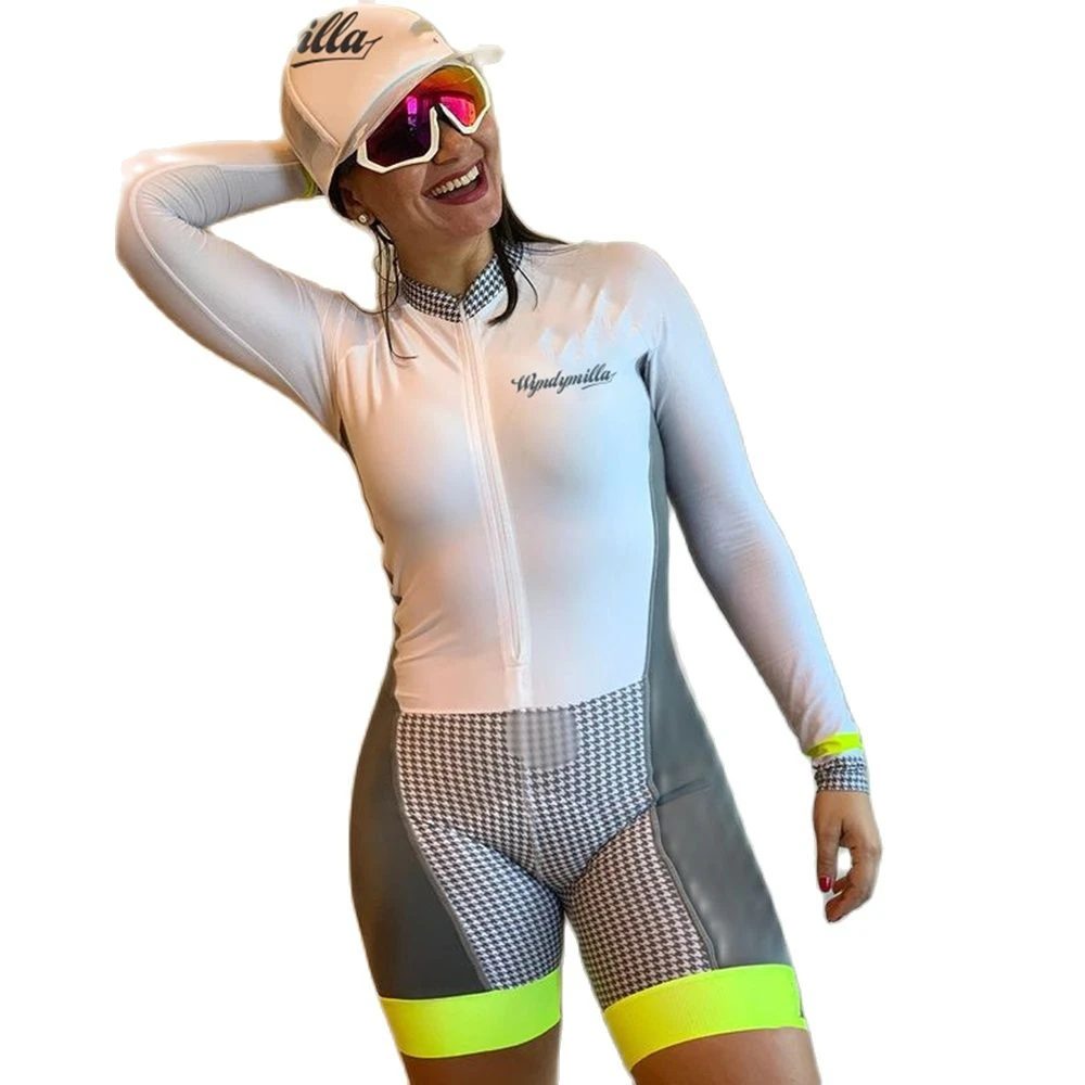 

Женский велокостюм Wyndymilla, летняя одежда с длинным рукавом, одежда для велоспорта