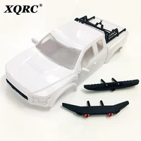 racing abs ford raptor hard body with bumper spare tire rack 325mm body shell white for rc crawler car trx4 trx 4