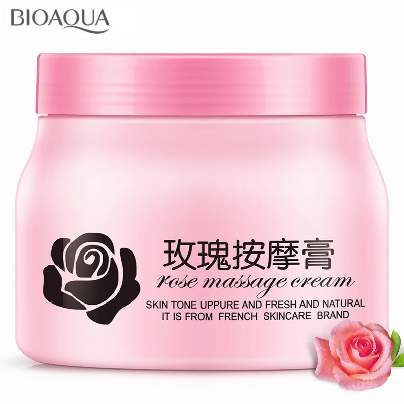 

BIOAQUA Rose Massage Cream Remove Dead Skin Facial Deep Cleansing Exfoliating Whitening Oil-control Moisturizing Face Skin Care