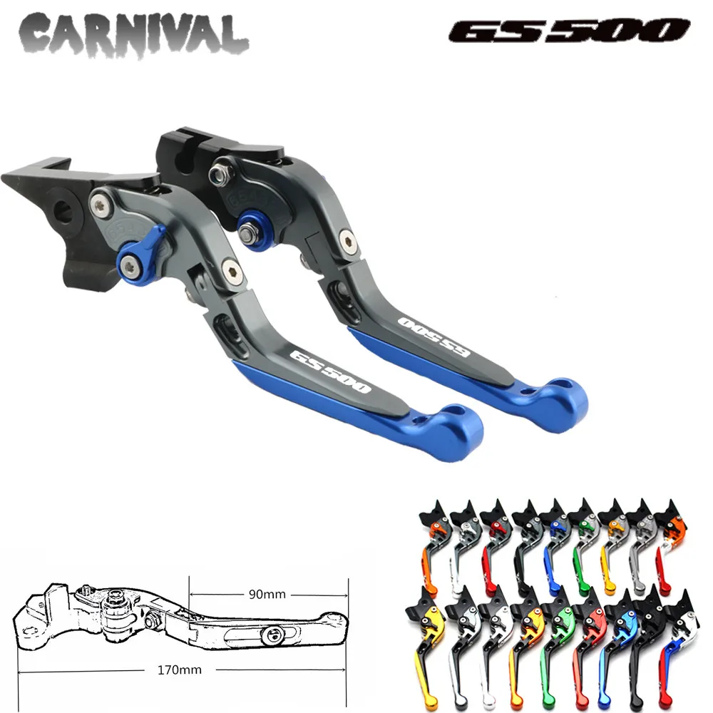 

Регулируемый рычаг сцепления тормоза для мотоцикла Suzuki GS500 GS 500 с логотипом и титановым ЧПУ 1989-2008 2003 2004 2005 2006