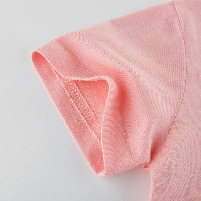 Детские топы детская одежда для девочек хлопковые футболки мальчиков летние с