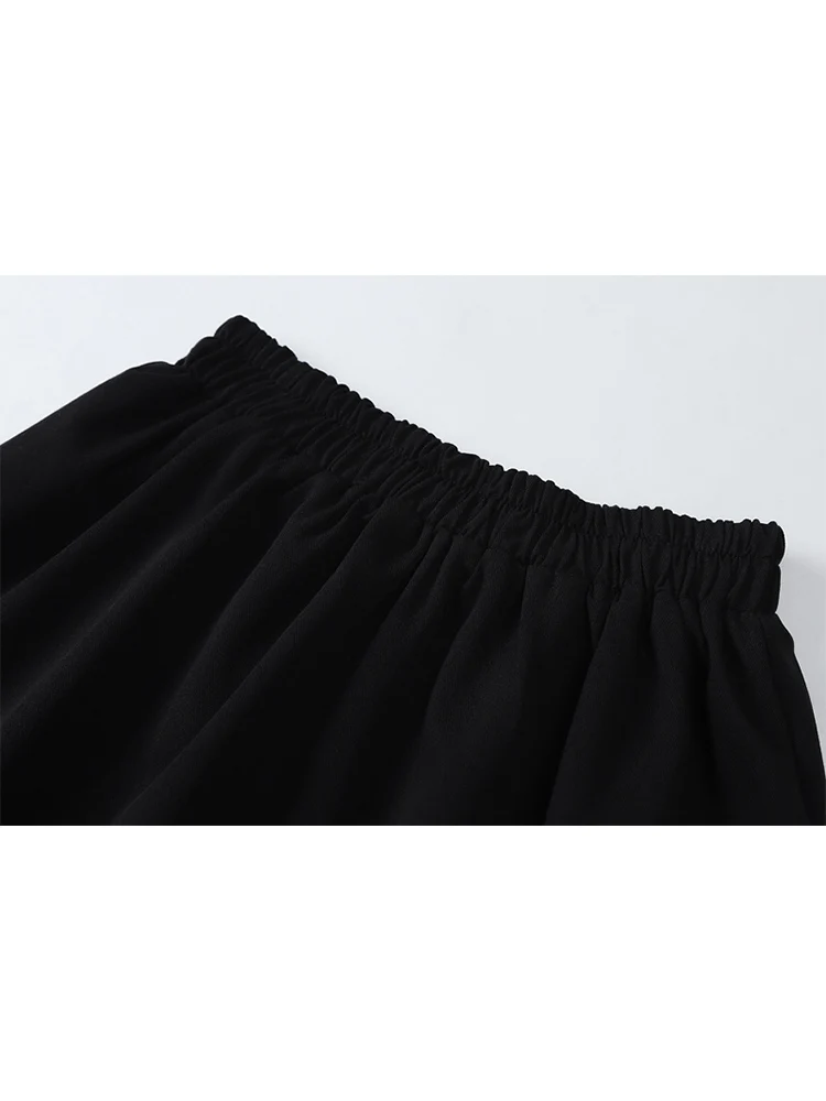 Женская винтажная длинная юбка в клетку составного кроя Y2K осенняя универсальная