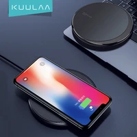 kuulaa qi wireless charger for iphone 13 12 pro max xs induction fast wireless charging pad for samsung xiaomi huawei