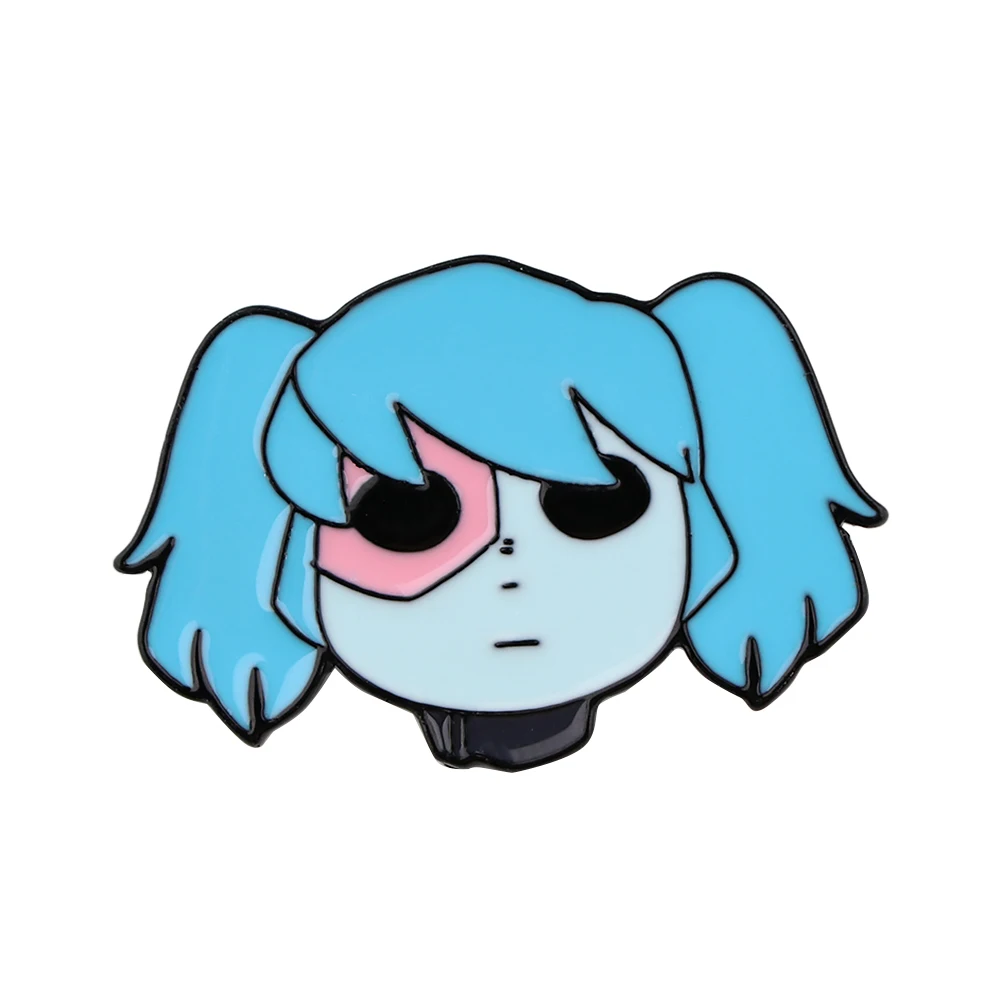 Жуткая брошь в форме лица Салли из игры броши на одежду новогодний подарок аниме