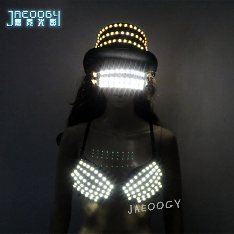 2020 Новый светодиодный светящиеся очки для бара ночного клуба флуоресцентный