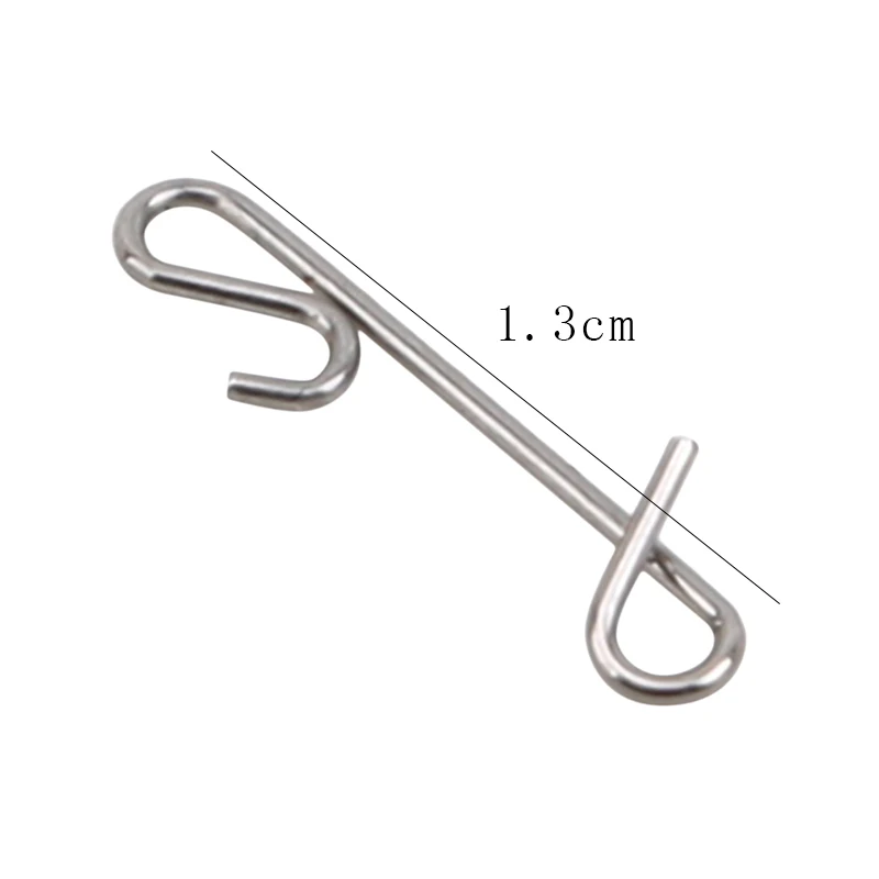 50 шт. рыболовная леска оплетка соединитель без узлов рыболовный крючок для