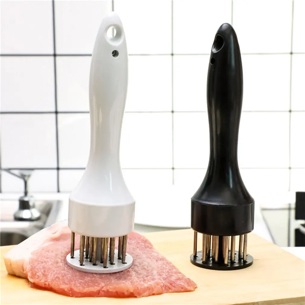 

Stainless Steel Meat Tenderizer 21 Needles Pine Meat Needle Steak Meat Beater Hammer Lightweight Ergonomic Grip