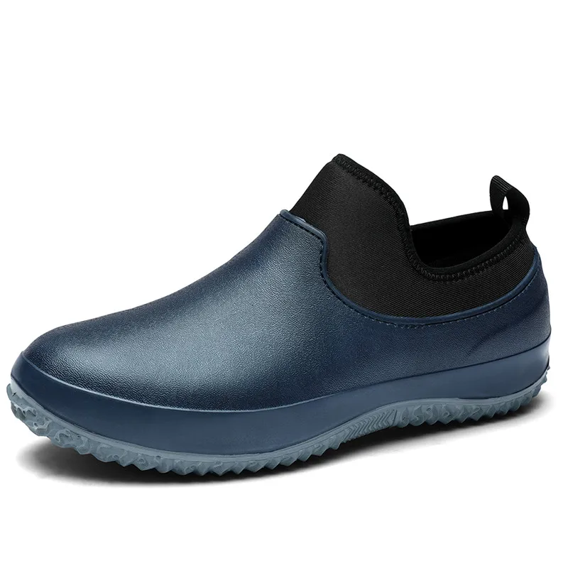 

Professional Waterproof Chef Shoes Men Oil-proof Non-slip Slip On Loafers Pet Staff Walking Shoes Unisex Footwear Zapatos Hombre