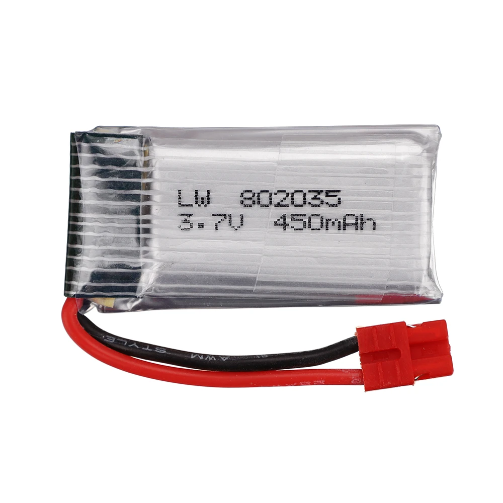 Аккумулятор 3 7 в для SYMA X15 X5A-1 X15C X15W RC Quadcopter Parts 802035 V 450mAh литий-полимерный