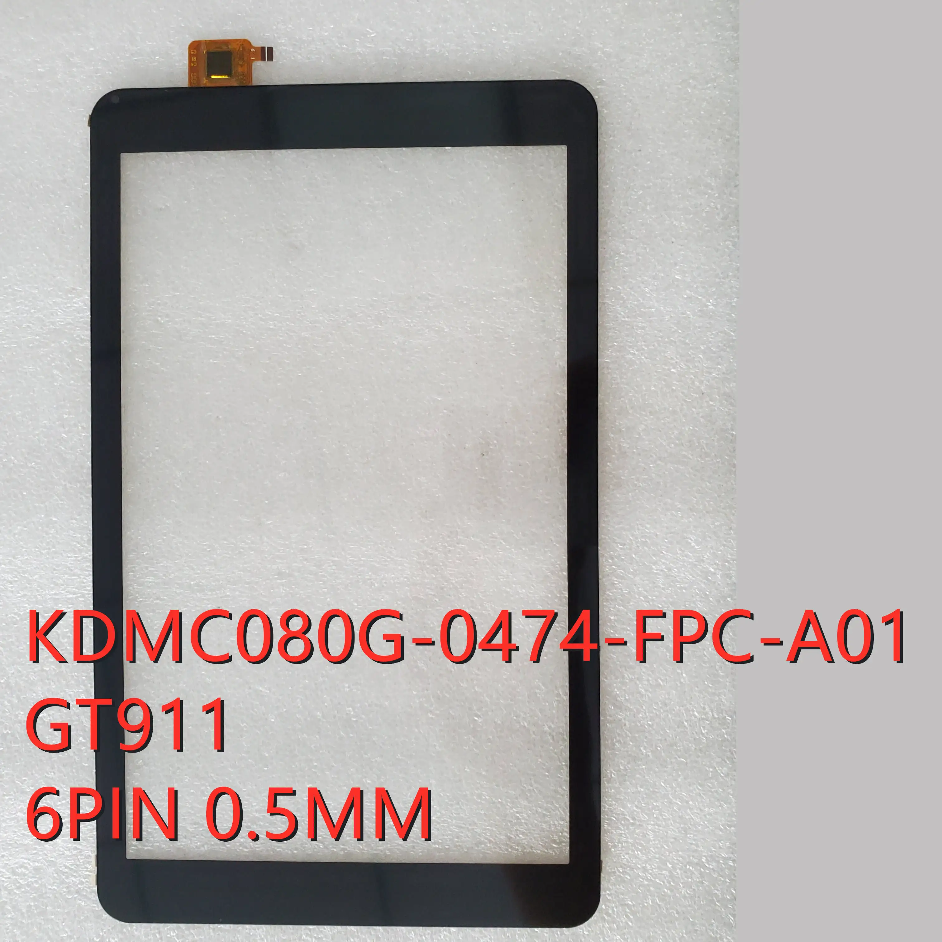 Черный сенсорный scren P/N KDMC080G-0474-FPC-A01 автомобильный радиоприемник с навигацией GPS