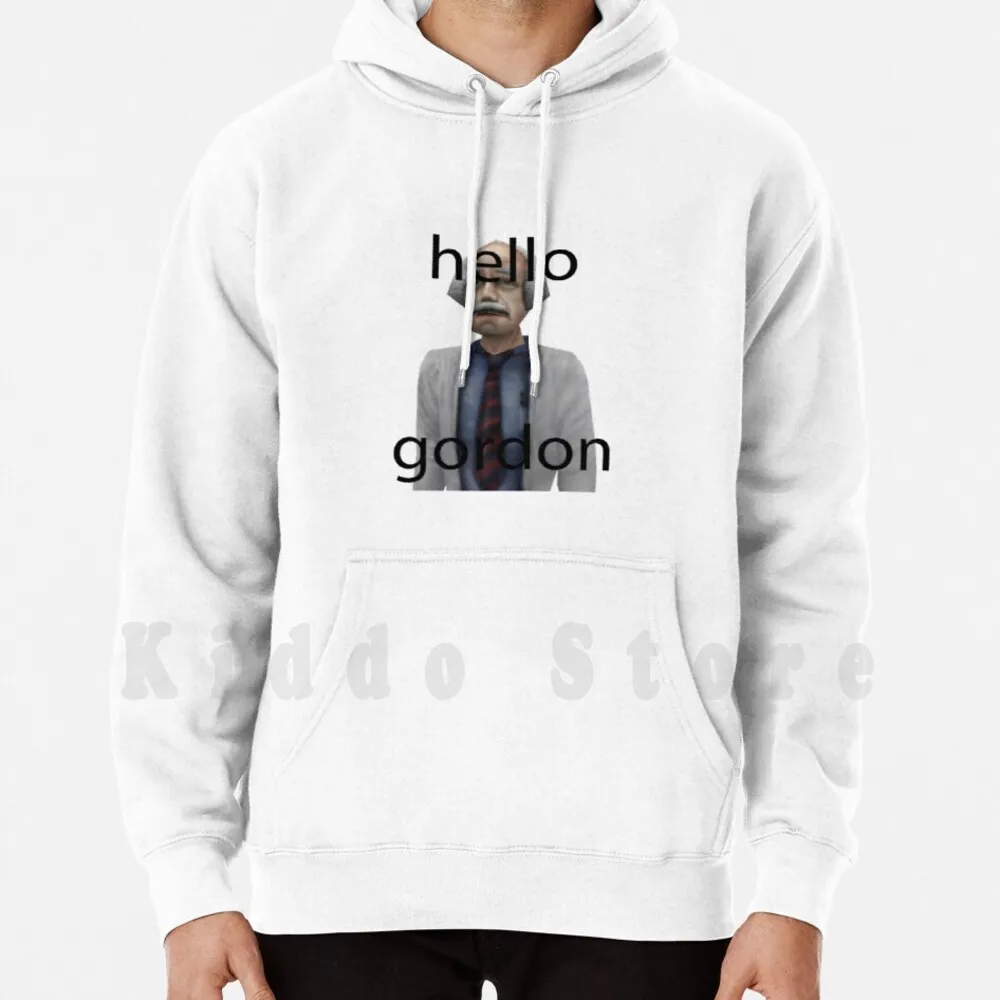 

Dr.Coomer Hello Gordon hoodie long sleeve Funny Meme Half Life