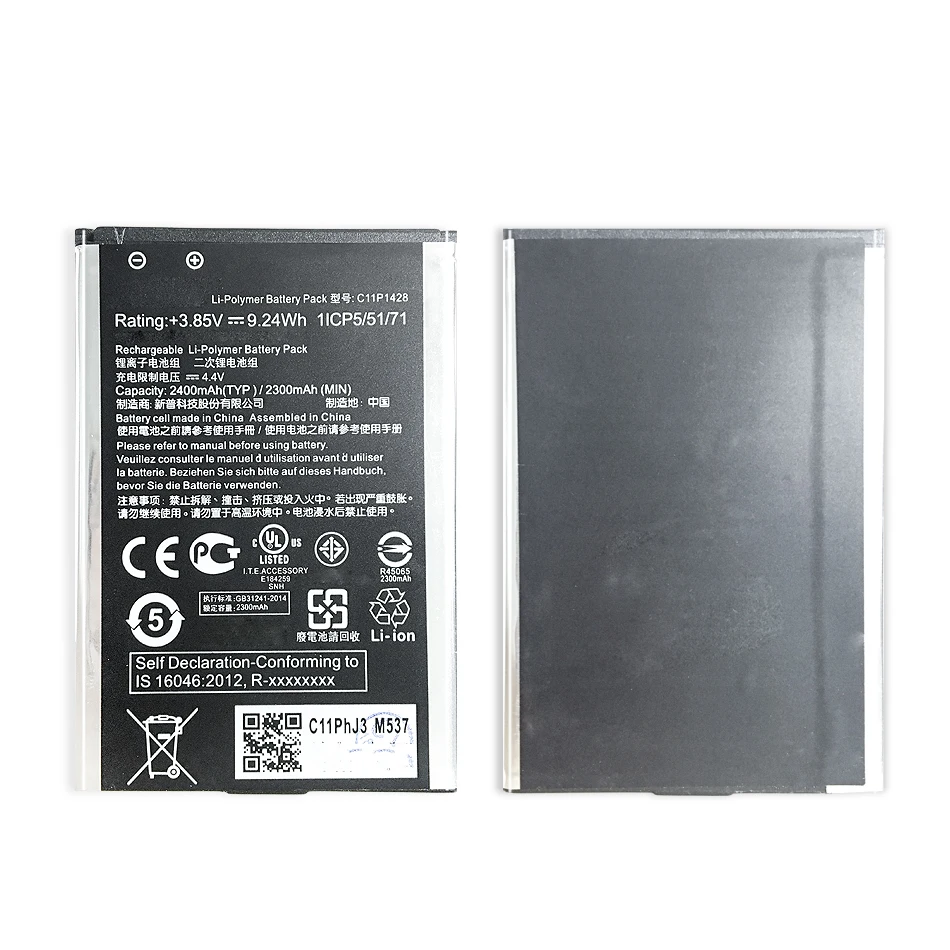 Аккумулятор высокой емкости для ASUS C11P1428 батарея телефона ZenFone2 Laser 5 дюймов ZE500KL