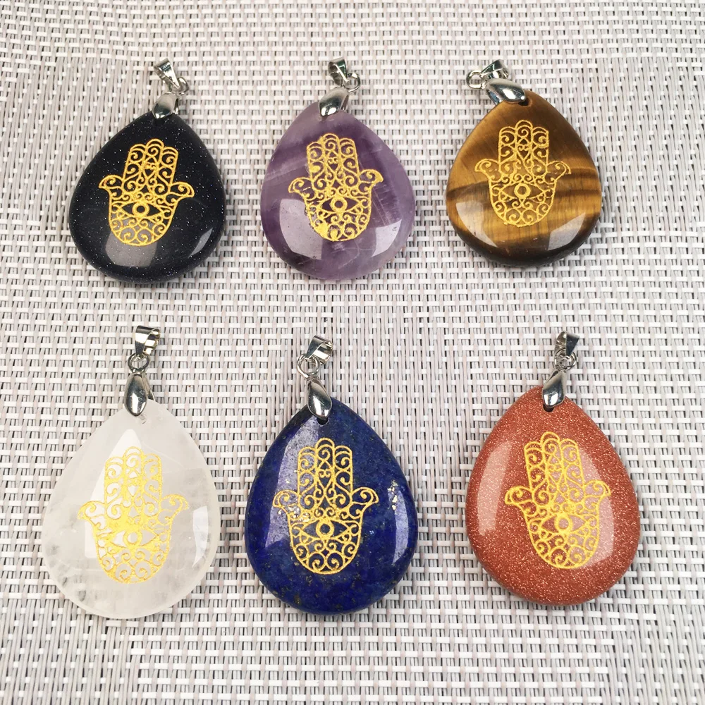 Натуральные камни резная подвеска чакры рейки амулет камень водная звезда для