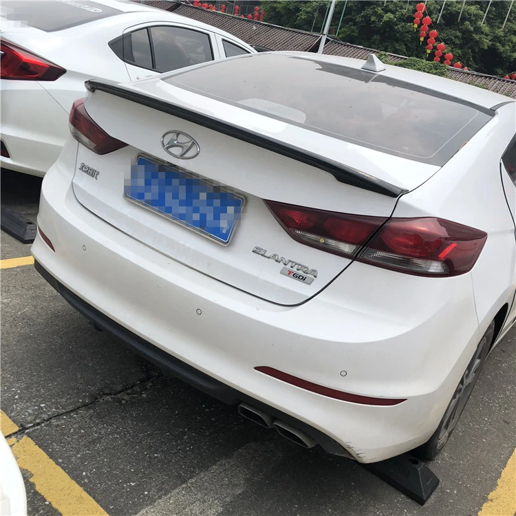 Спойлер для Hyundai Elantra из АБС материала праймер заднего крыла автомобиля спойлер