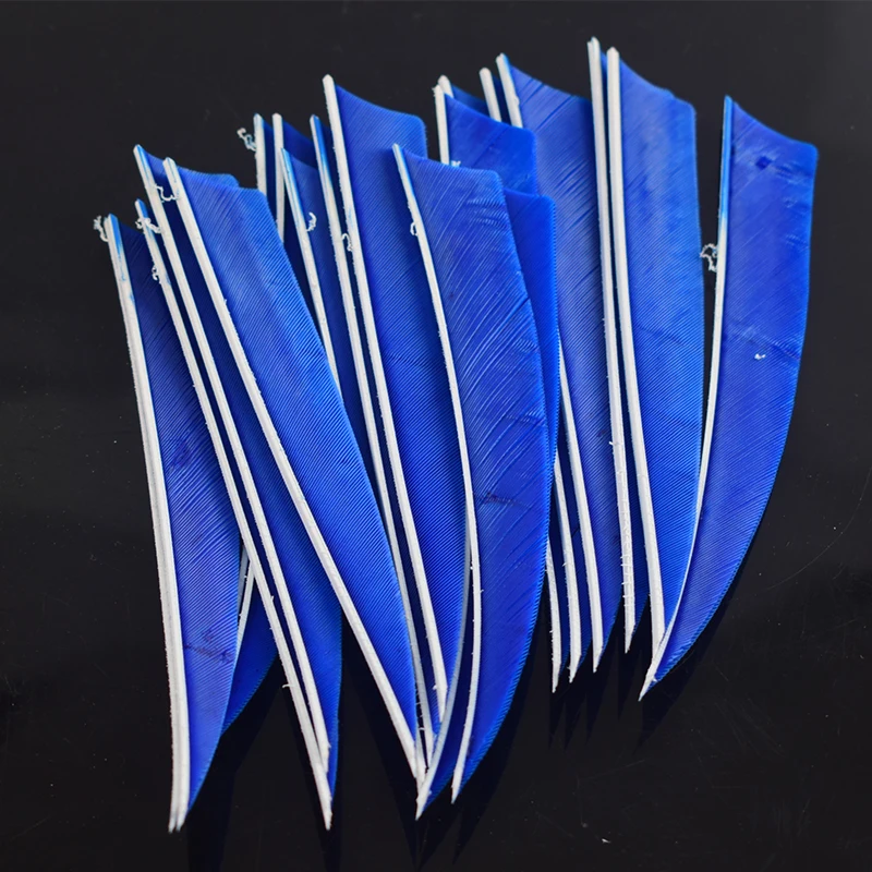 5 дюймов 50 шт. DIY аксессуары для стрельбы из лука щит индейские перья стрела перо