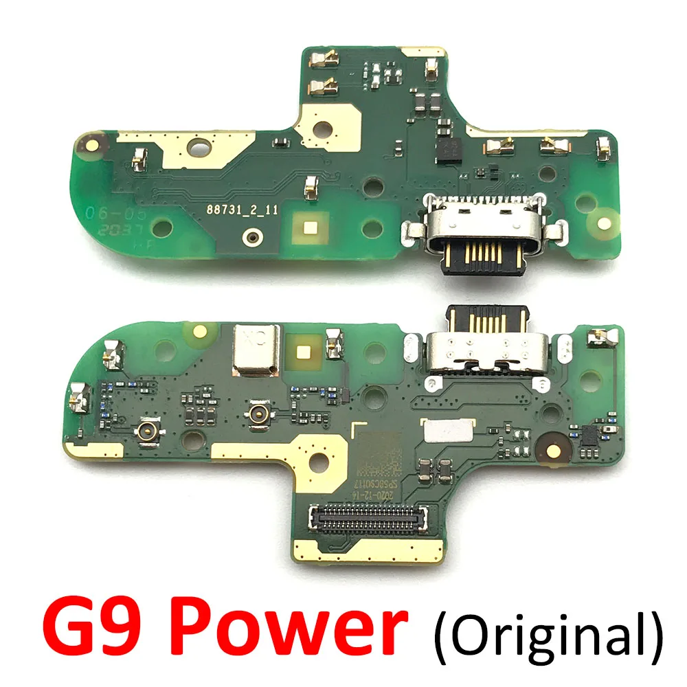 5pcs original new for moto g9 power usb charging connector flex cable with mic microphone mobile phone parts free global shipping