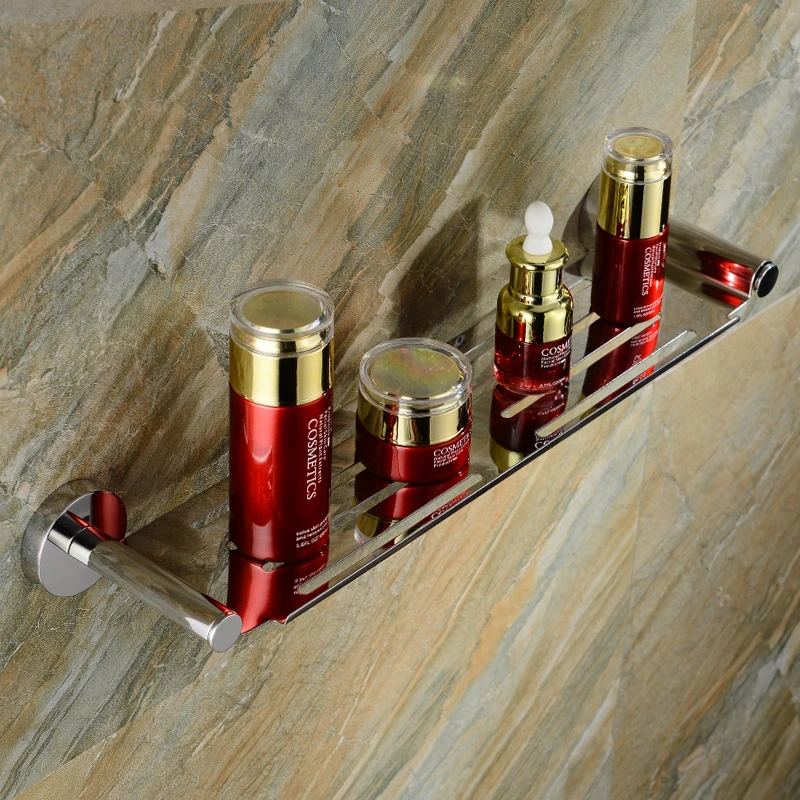 Полка для ванной из нержавеющей стали полки держатель шампуня настенное