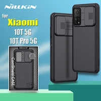 for xiaomi mi 10t pro 5g case casing nillkin slide camera protection lens protect privacy shockproof cover on mi10t funda coque
