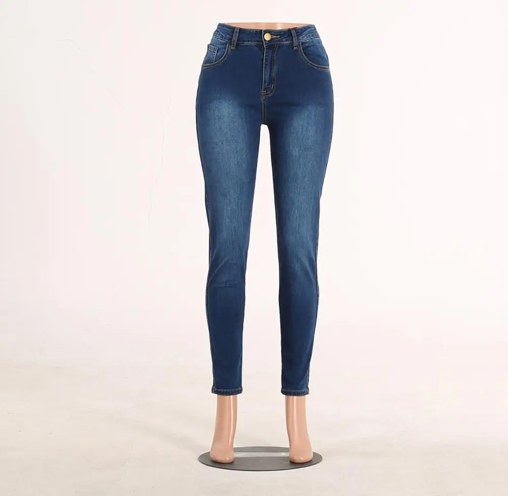 

Zipper jeans women's high waist long denim pencil pants sexy cotton women's casual skinny trousers slim skinny trousers
