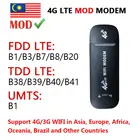 Модифицированный разблокированный Usb Wi-Fi модем 3G 4G UMTS Lte Dongle, автомобильный сетевой адаптер, карманный хот-спот со слотом для Sim-карты