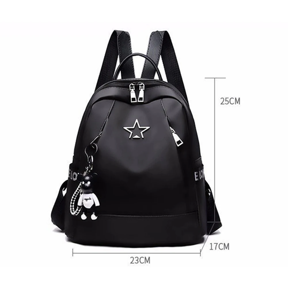 new fashion women travel backpack large capacity female shoulder bag soft rucksack oxford for teenagers schoolbag bagpack free global shipping