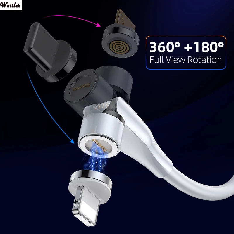 

Magnetic Charger For iPhone Magnetic USB Cable for Samsung Huawei Xiaomi Type C Cable Magnetic Cable Micro USB Cable