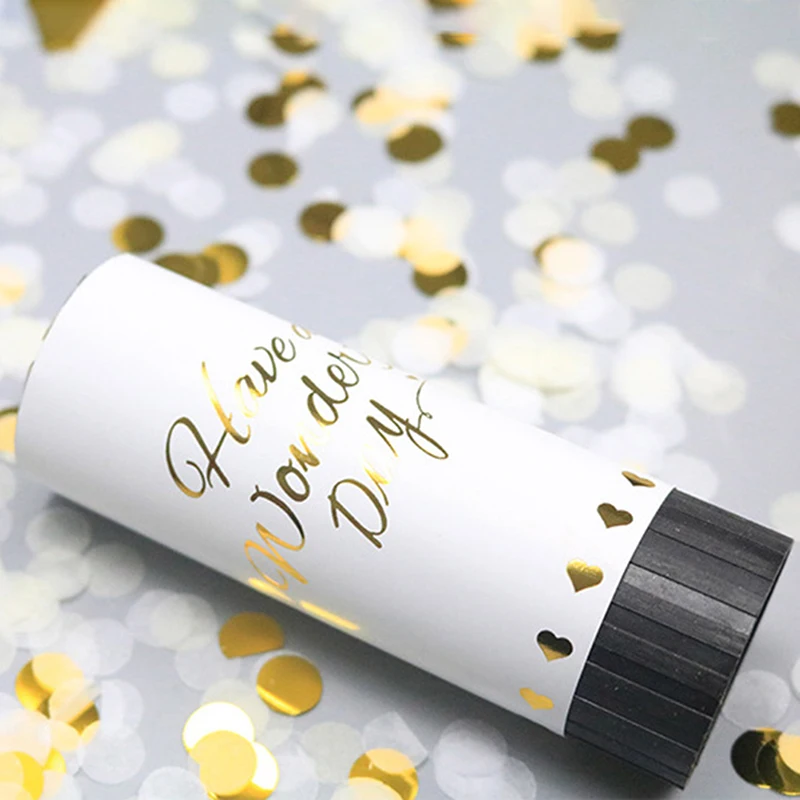 DIY металлическое конфетти розовое золото вечерние встроенный в транспортное