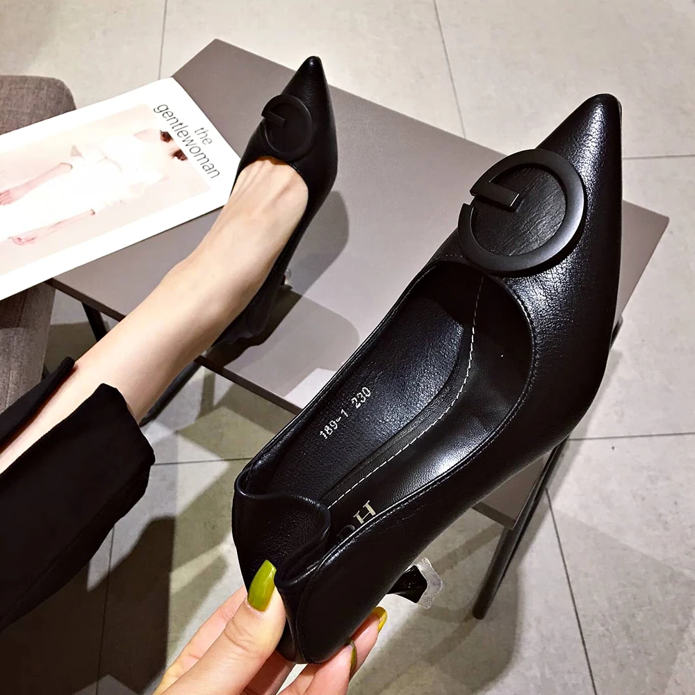 

FamtiYaa 6.5cm High Heel Shoes Ladies Women's Shoe Woman High Heels Sexy Female Shoes for Women Luxury 2020