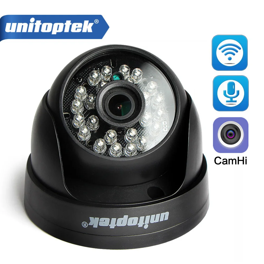 HD 1080P беспроводная Wi Fi IP камера аудио Onvif 2MP CCTV купольная ИК ночного видения 20 м TF