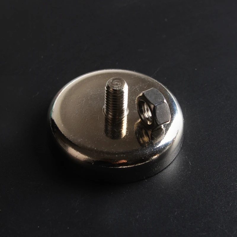 Плоский монтажный магнит с внешней резьбой изготовленной магнитом NdFeB тяговая