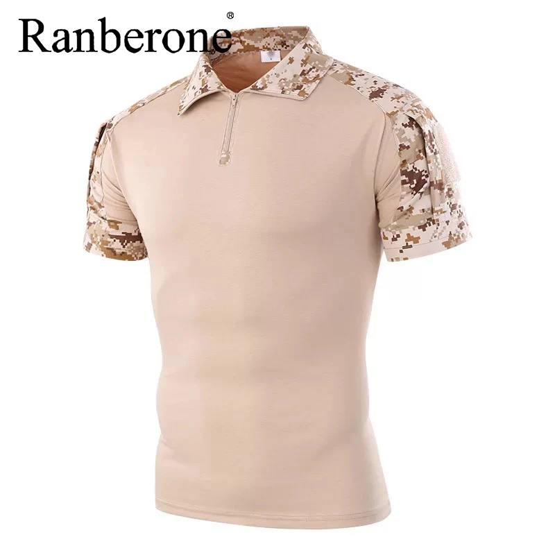 2020 Workout Shirt Sport Gym Splice Shirt Men Fitness Tights Top Soccer Jerseys Running Turn-down Collar T-Shirt Sportswear Male