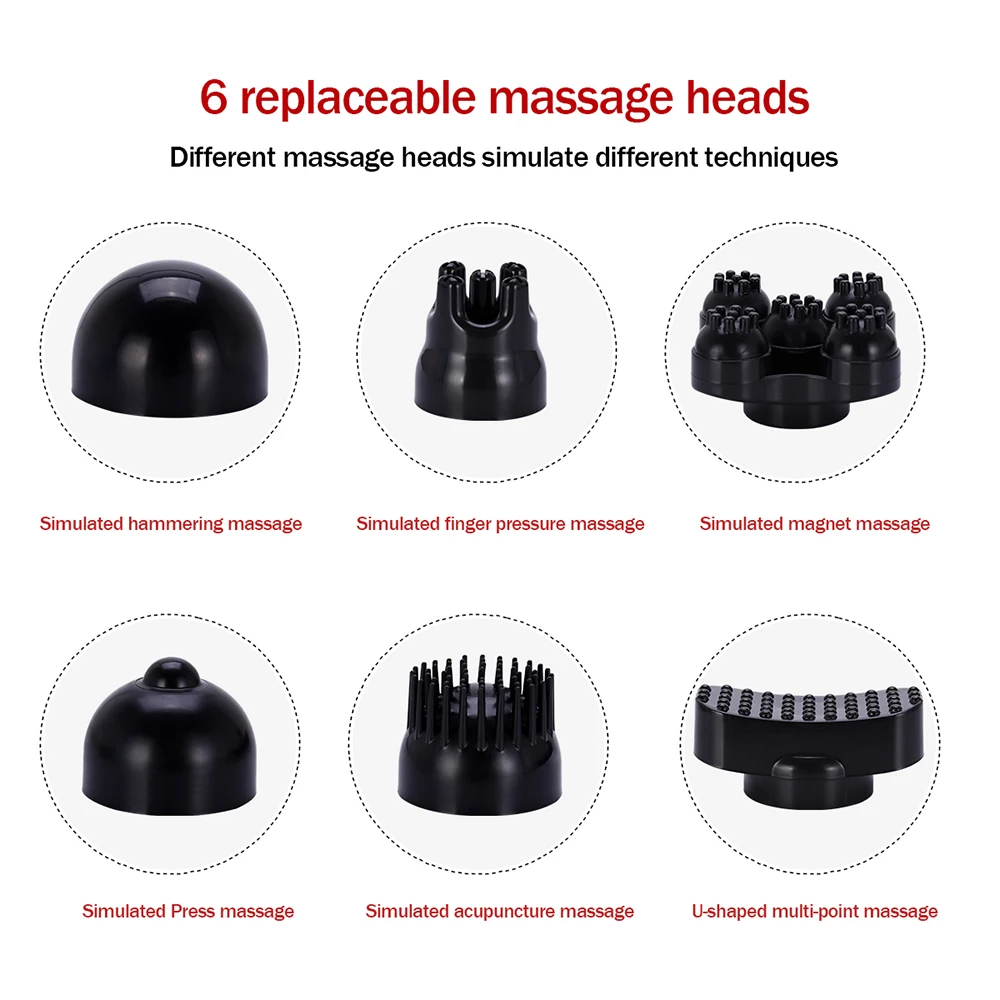 Массажер Электрический OLIECO 220 В с европейской вилкой молоток для расслабления