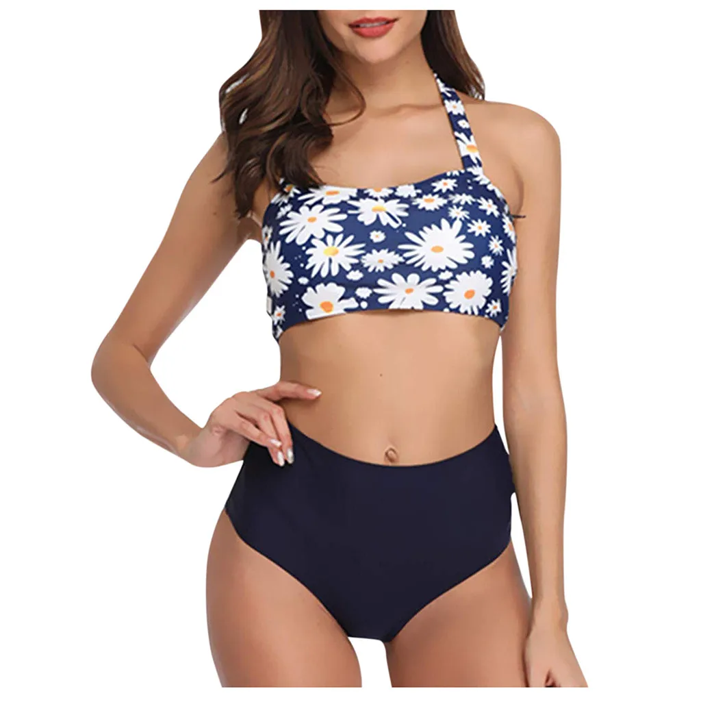 Купальник женский с завышенной талией бикини 2020 Женский комплект бразильский